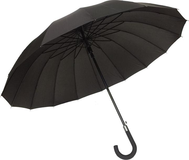 Image du produit Smati Parapluie long noir automatique - Gentleman 16 baleines fibre de verre Susino Parapluie, 92