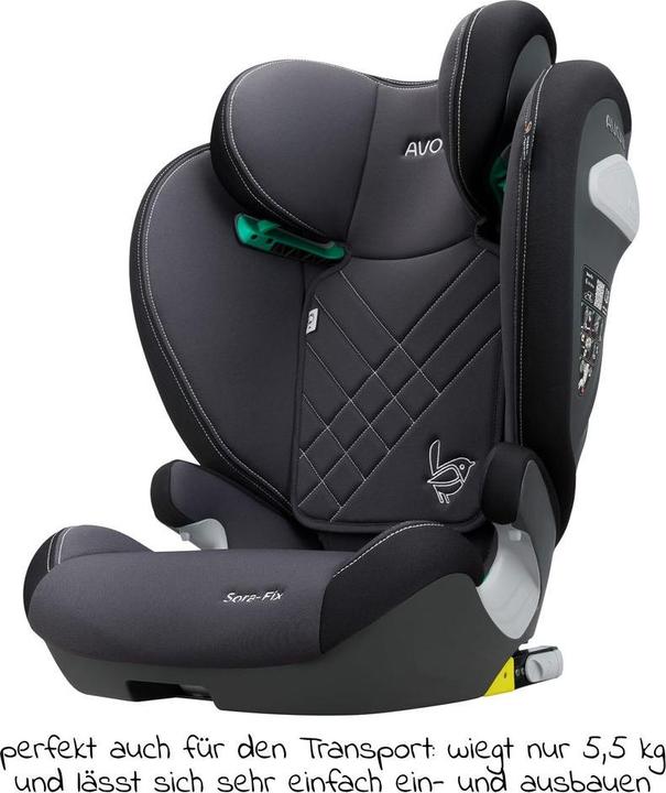 Avova Sora-Fix (Seggiolino per bambini, ECE R129/i-Size Standard)
