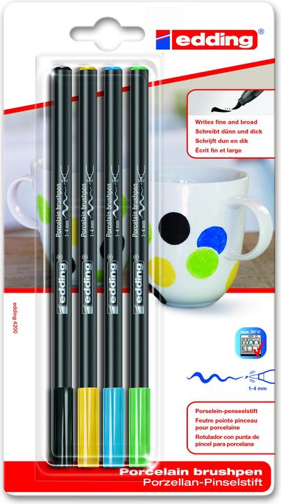 Produktbild Magni Porzellan Pinselstift 4200 4er Set 1-4 mm (Sortiert, 4 mm, 4 x)