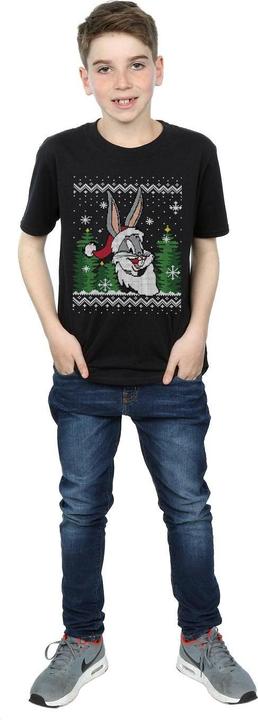 Image du produit Looney Tunes - T-shirt BUGS BUNNY CHRISTMAS FAIR ISLE - Garçon (116)