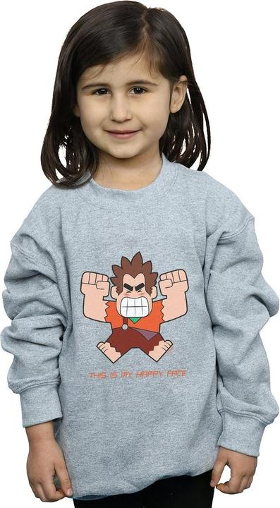 Image du produit Disney - Sweat WRECK IT RALPH HAPPY FACE - Fille (116)