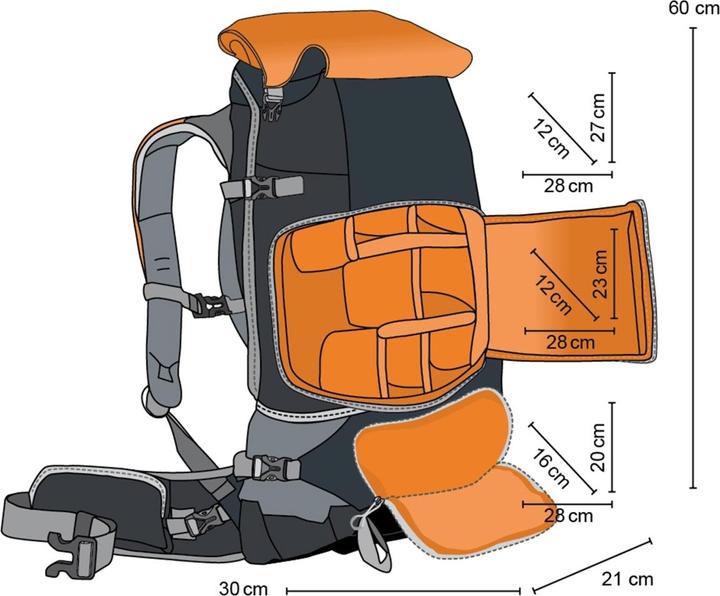 Image du produit mantona élémentsPro 40 orange (Sac à dos photo)