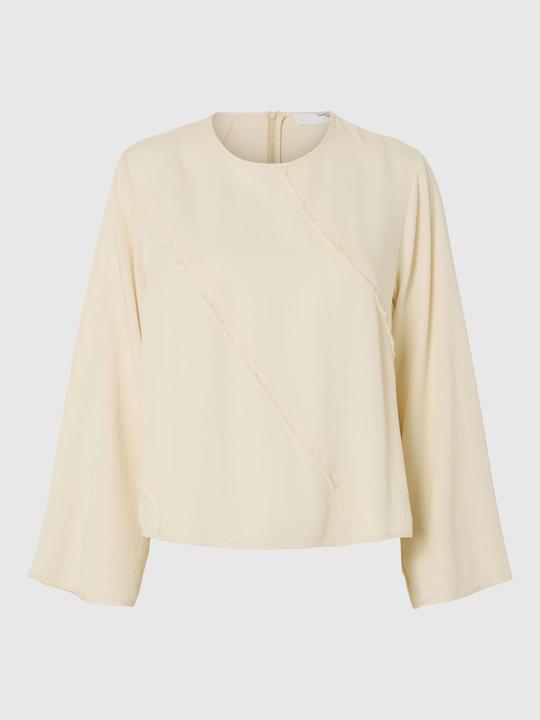 Image du produit Selected Femme Rundhals Oberteil mit langen Ärmeln (42)
