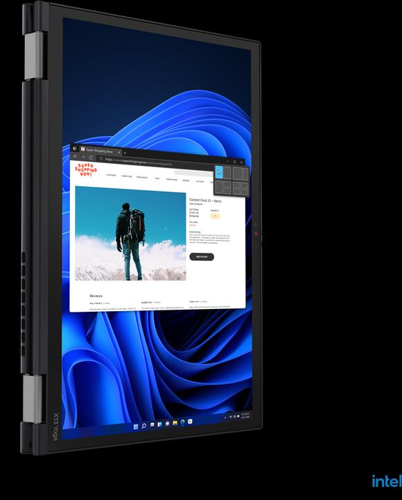 Actual product image Lenovo ThinkPad X13 Yoga G3 (13.30", Intel Core i5-1235U, 8 GB, 256 GB, DE)