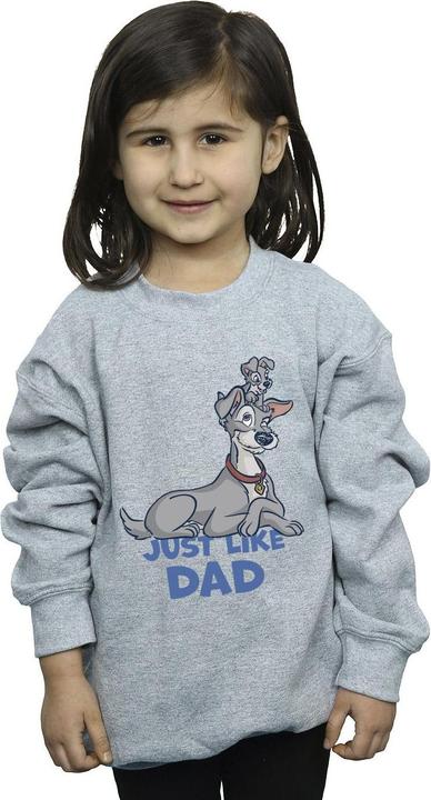 Image du produit Disney - Sweat LADY AND THE TRAMP JUST LIKE DAD - Fille (140, 146)