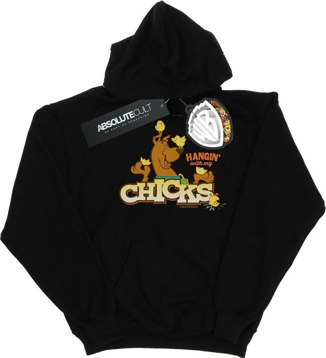 Actual product image Scooby Doo Womens/Ladies Hangin With My Chicks Hoodie (XXL)