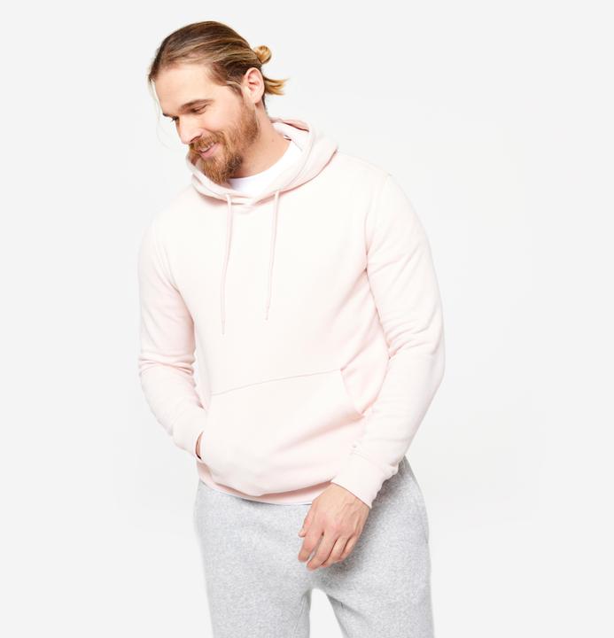 Produktbild Domyos Hoodie Herren warm Baumwollgewebe - rosa (M)