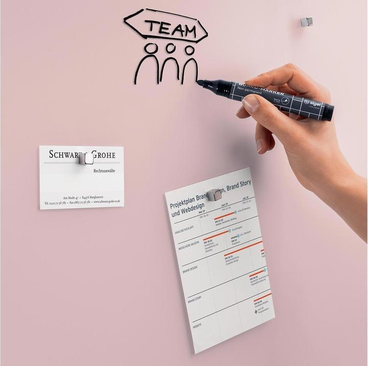 Actual product image Sigel Glass Magnet Board Artverum (Magnet board, 60 x 40 cm)