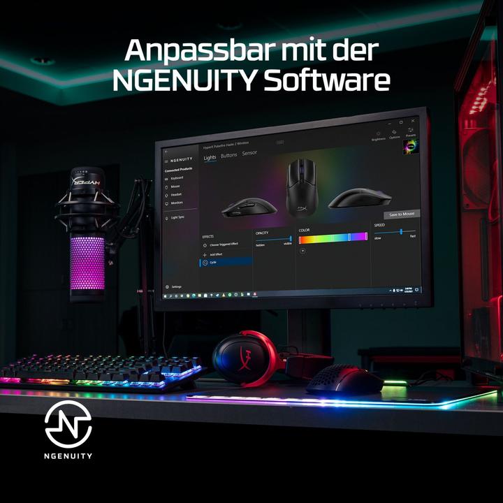 Produktbild HyperX Pulsefire Haste 2 (Kabellos, Kabelgebunden)