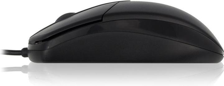Immagine prodotto Mouse ottico cablato, cavo USB, 1000 dpi, nero (Cablato)
