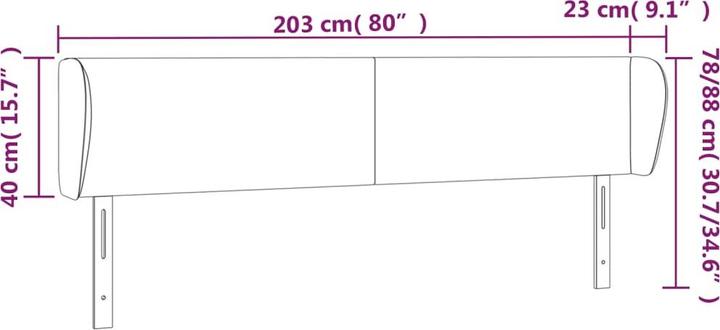Immagine prodotto VidaXL Pranav (203 x 23 x 88 cm)