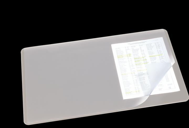 Actual product image Durable Desk pad with transparent cover 530 x 400 mm (53 x 40 cm)