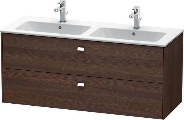 Actual product image Duravit Vanity unit BRIOSO 553x1290x479mm Handles chr concrete grey matt (129 x 55.5 x 48 cm)