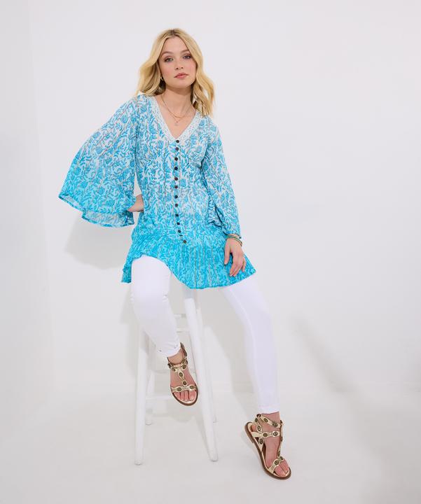 Image du produit Joe Browns Ombre Shimmr Detail Button-Down Boho Blouse (18)