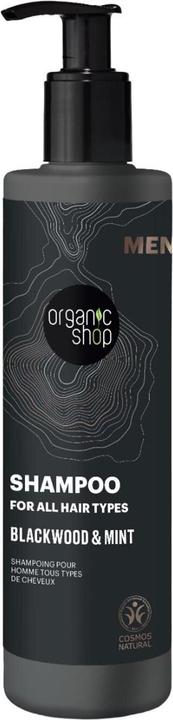 Produktbild Organic Shop Shampoo for All Hair Types Blackwood Mint (280 ml, Flüssiges Shampoo)