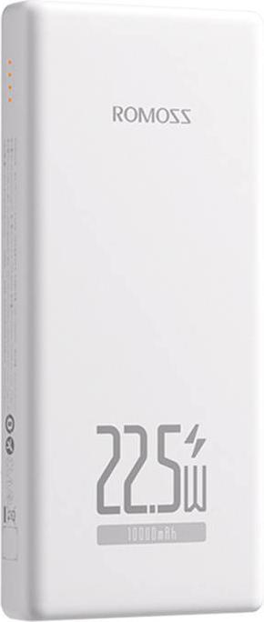 Immagine prodotto Romoss Powerbank PRC10 10000mAh 22.5W (white) (10000 mAh, 22.50 W, 37 Wh)