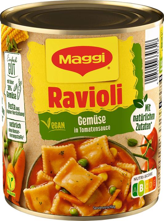 Produktbild Maggi Ravioli Gemüse Fertiggericht 800,0 g (800 g)