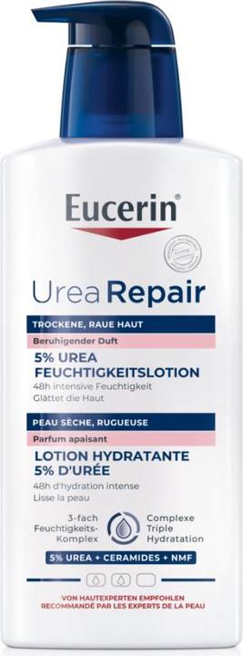Actual product image Eucerin Urea Repair 5% urea moisturising lotion with soothing fragrance (Body cream, 400 ml)