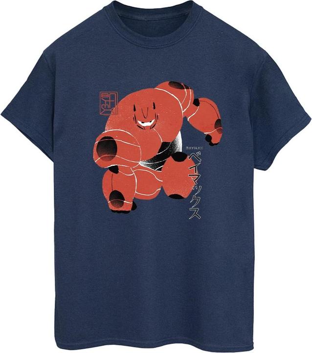 Actual product image Disney Womens/Ladies Big Hero 6 Baymax Suite Pose Cotton Boyfriend T-Shirt (XL)