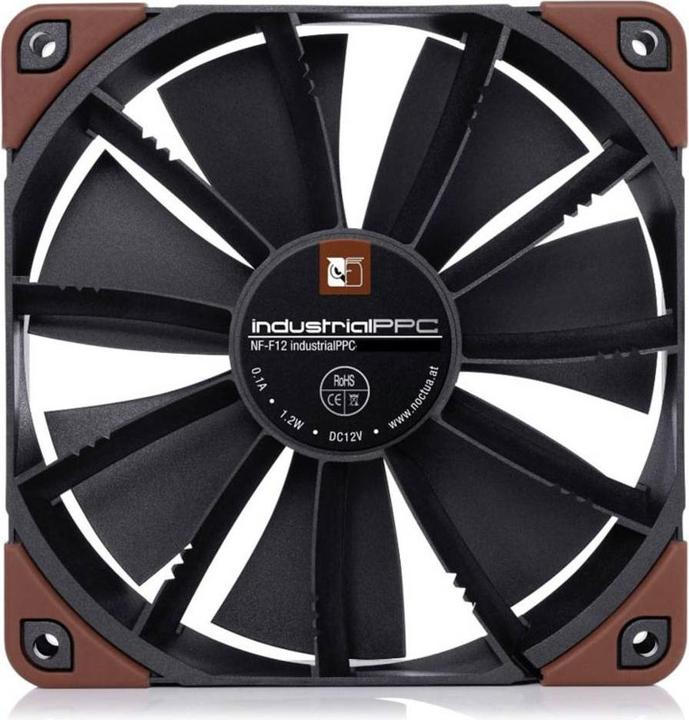 Image du produit Noctua NF-F12 indu.2000 IP67 120x120x25 NF-F12 industrialPPC-24V-2000 SP IP67PWM (120 mm, 1 x)