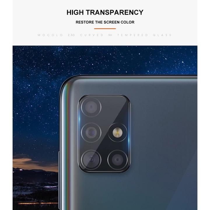 Actual product image Mocolo Kameraobjektiv – Schutzglas für das Samsung Galaxy A51 Kameraobjektiv (Samsung Galaxy A51)