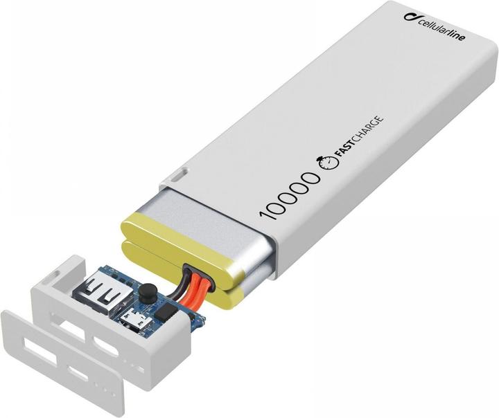 Produktbild Cellularline Freepower Slim (10000 mAh, 10 W, 37 Wh)