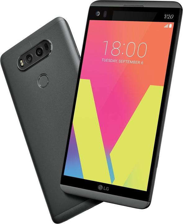 Produktbild LG V20 (64 GB, Titan Gray, 5.70", Hybrid Dual SIM, 16 Mpx, 4G)