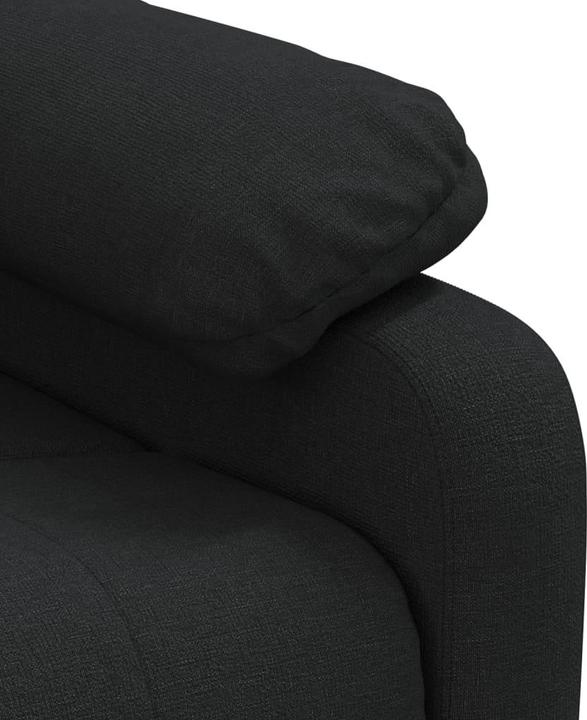 Produktbild VidaXL Massagesessel Fernsehsessel Relaxsessel Sessel Liegesessel Schwarz Stoff