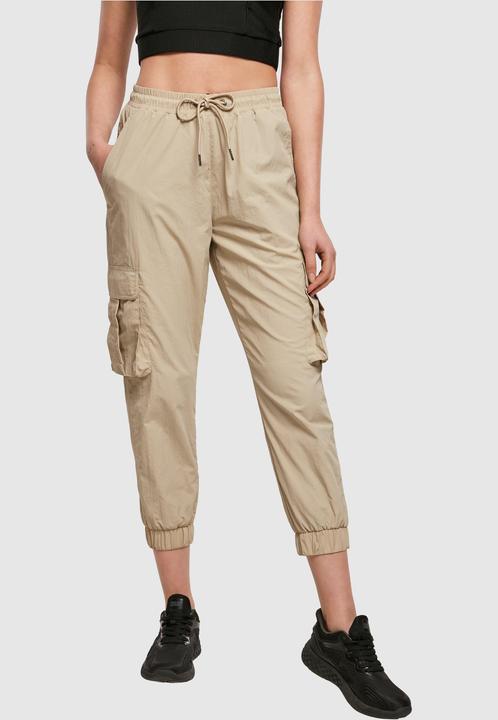 Produktbild Urban Classics Ladies High Waist Crinkle Nylon Cargo Pants (XXL)