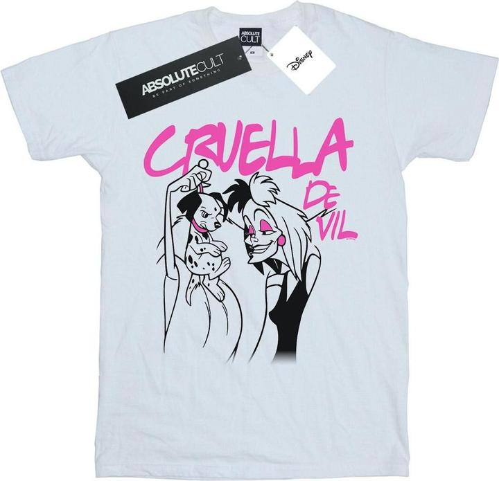 Image du produit Disney - T-shirt CRUELLA DE VIL COLLARED - Femme (XL)