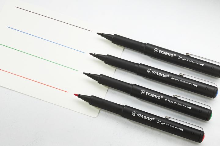 Produktbild STABILO Driver Medium 0.8mm Schwarz (Schwarz, 1 x)