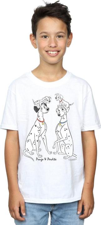 Immagine prodotto Disney 101 Dalmatians Classic Pongo And Perdita Maglietta Ragazzi (128)