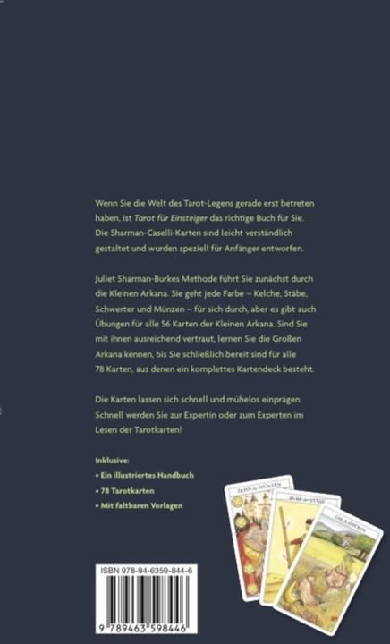 Actual product image Tarot für Einsteiger (German, Caselli Giovanni, Sharman-Burke Juliet, 2022)