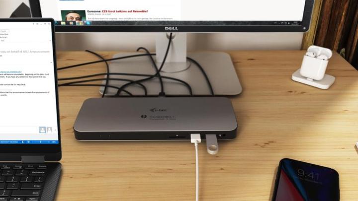 Image du produit i-tec Thunderbolt 3 Dual Dock (Thunderbolt, 2 Ports)