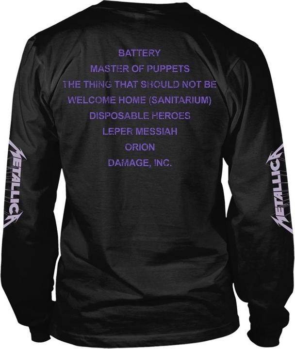 Actual product image Metallica Master Of Puppets Tracks (Longsleeve) (XXL)
