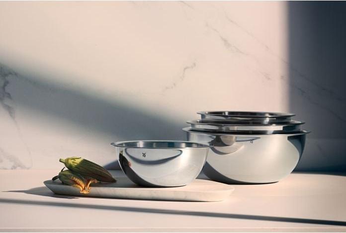 Productafbeelding WMF Kommen set 4st RVS kommen 0,75-2,75l stapelbaar (24 cm, 2.75 l, 4 x)