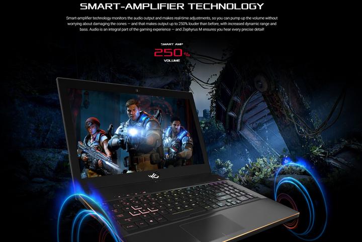 Image du produit ASUS ROG Zephyrus M GM501GS-EI004T (15.60", Intel Core i7 8750H, 16 Go, 512 Go, CH)