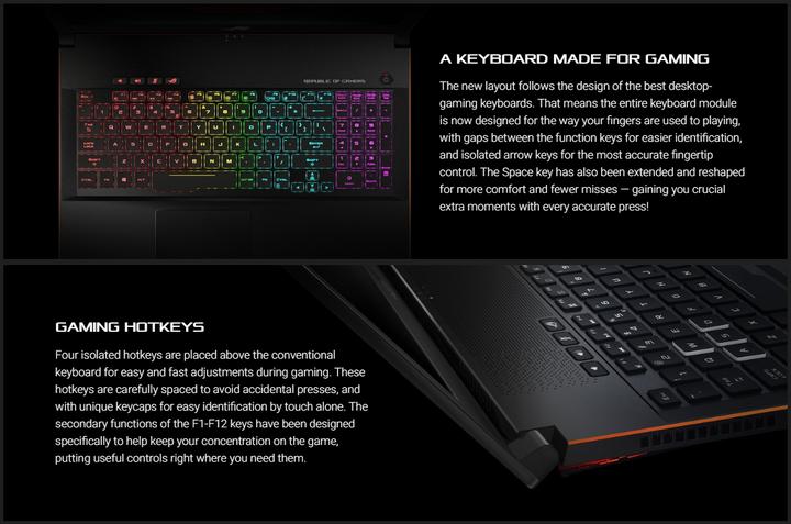 Image du produit ASUS ROG Zephyrus M GM501GS-EI004T (15.60", Intel Core i7 8750H, 16 Go, 512 Go, CH)
