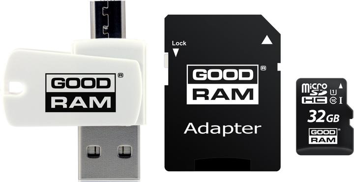 Immagine prodotto Goodram M1A4-0320R12 - 32 GB - MicroSD - Classe 10 - UHS-I - 100 MB/s - 10 MB/s (32 GB, microSD, U1, UHS-I)