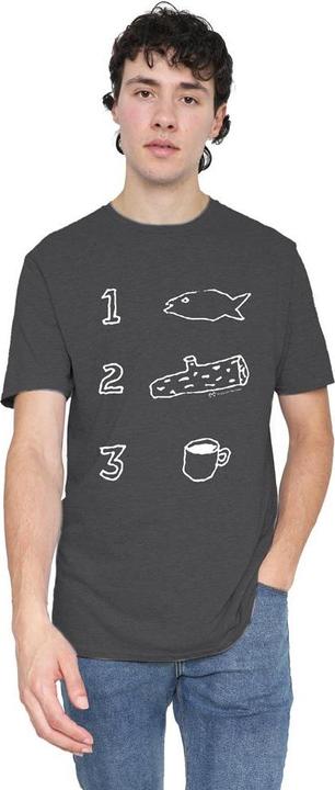 Produktbild Twin Peaks Coffee Log Fish TShirt (L)