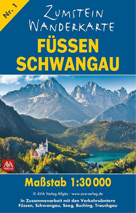 Image du produit Carte de randonnée Zumstein Füssen/Schwangau