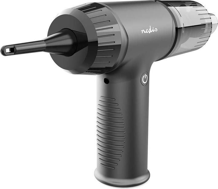 Immagine prodotto Nedis Handstaubsauger | Luftgebläse | 90 W | Wiederaufladbar | Nass / Trocken | Li-Ion | Schwarz