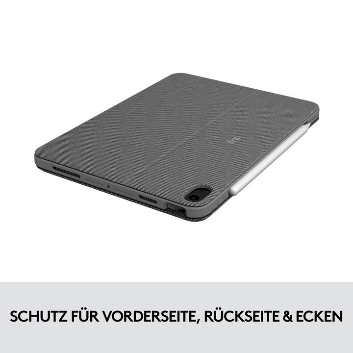 Actual product image Logitech Combo Touch (DE, iPad Air 2020 (4. Gen), iPad Air 2022 (5th Gen))