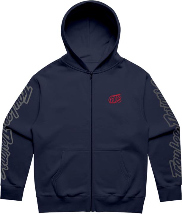 Actual product image Troy Lee Designs Zip Up Hoodie Hoodie, Branded, black, M (M)