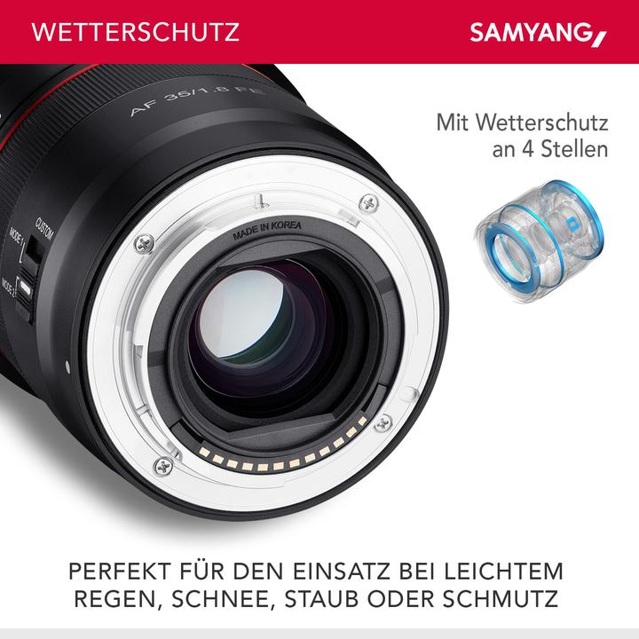 Image du produit Samyang AF 35mm f/1.8 Sony E-Mount (Sony E, Plein format)