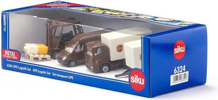 Produktbild Siku UPS Logistik Set Super, 3 Fahrzeuge, ca. 1:87, ab 3+