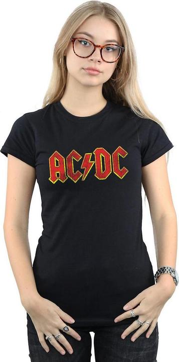 Immagine prodotto AC/DC T-shirt in cotone con logo in rilievo Donna/Ladies (XXL)