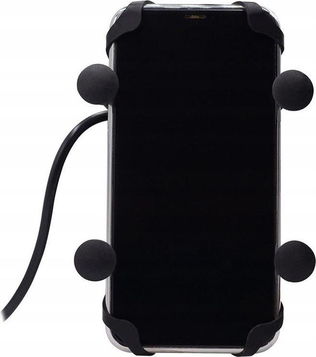 Produktbild FreedConn Motorrad-Telefonhalter Mc7c + Bm2r Steuerrohrbefestigung