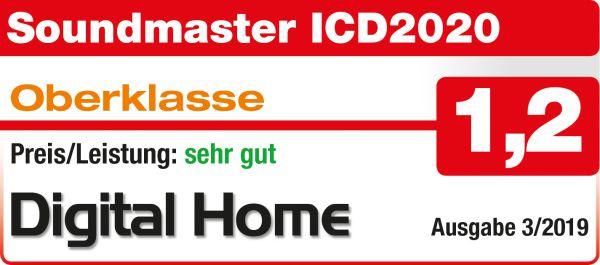 Actual product image Soundmaster ICD2020 (DAB+, Web radio, FM, Bluetooth, Wi-Fi)