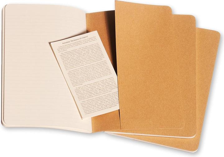 Immagine prodotto Moleskine Cahier grande set di 3 (A6, Righe, Copertina morbida)